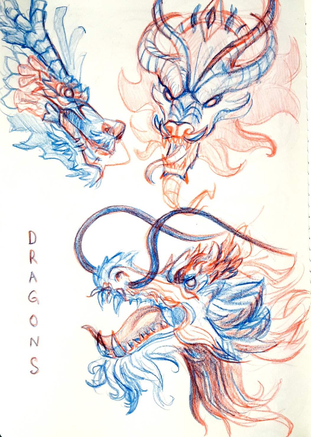 Plusieurstêtes de dragons